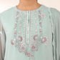 3 Piece - Embroidered Chiffon Suit