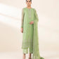 3 Piece - Embroidered Chiffon Suit