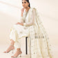 3 Piece - Embroidered Chiffon Suit