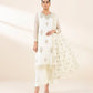 3 Piece - Embroidered Chiffon Suit