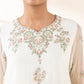 3 Piece - Embroidered Chiffon Suit