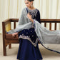 3 Piece - Embroidered Velvet Suit