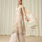 3 Piece - Embroidered Chiffon Suit