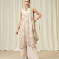 3 Piece - Embroidered Chiffon Suit