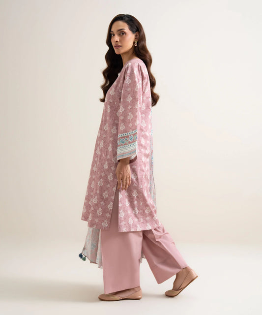 3 Piece - Printed Lawn Suit