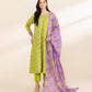 3 Piece - Printed Light Khaddar Suit