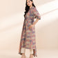 3 Piece - Printed Light Khaddar Suit