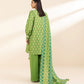 3 Piece - Printed Khaddar Suit