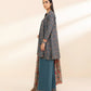 3 Piece - Printed Khaddar Suit