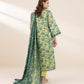 3 Piece - Printed Khaddar Suit