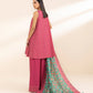 3 Piece - Printed Khaddar Suit