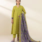 3 Piece - Printed Khaddar Suit
