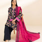 3 Piece - Printed Khaddar Suit
