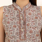 3 Piece - Printed Dobby Suit