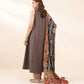 3 Piece - Printed Cotton Jacquard Suit