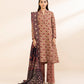 3 Piece - Printed Khaddar Suit