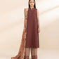 3 Piece - Printed Khaddar Suit