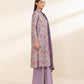 3 Piece - Printed Cotton Viscose Suit