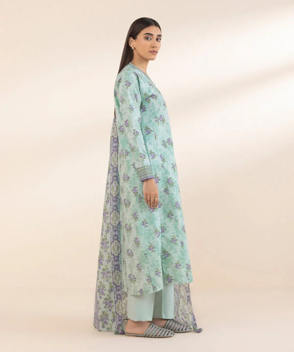 3 Piece - Printed Lawn Suit