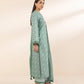 3 Piece - Printed Cotton Suit