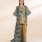 3 Piece - Printed Cotton Suit
