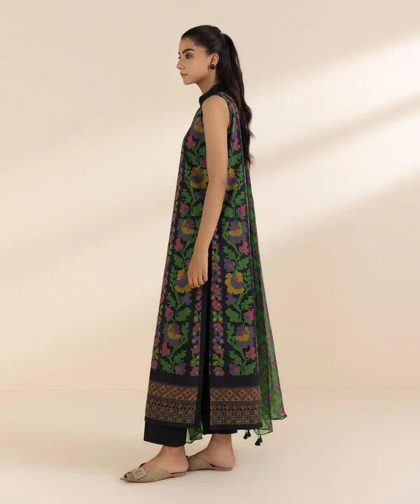 3 Piece - Printed Lawn Suit