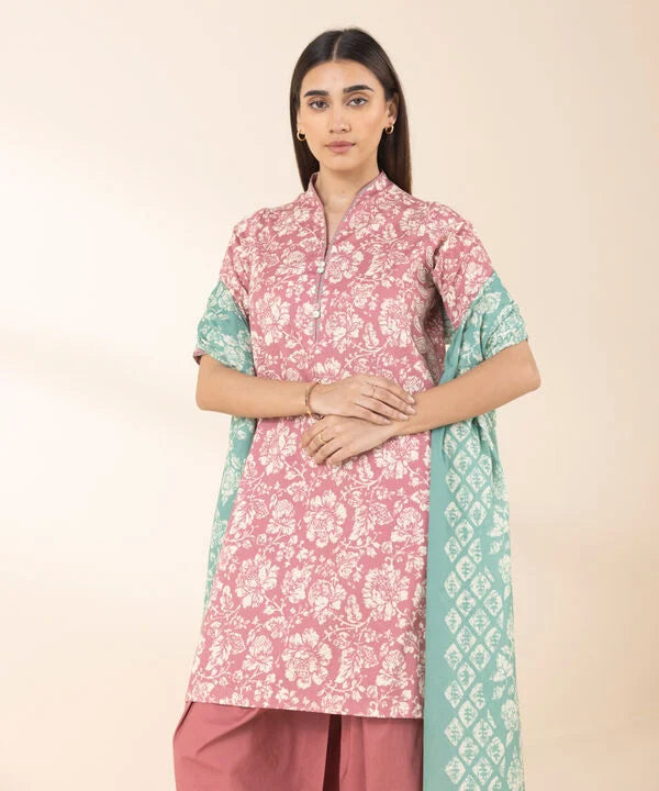 3 Piece - Printed Lawn Suit
