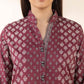 3 Piece - Printed Cotton Viscose Suit