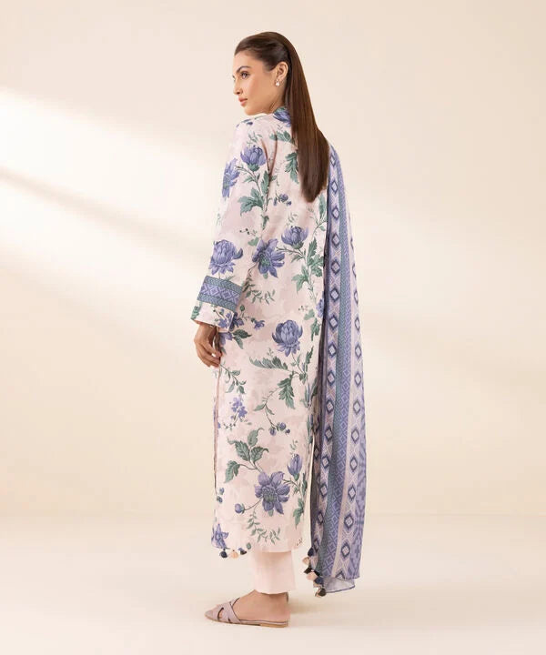 3 Piece - Printed Lawn Suit