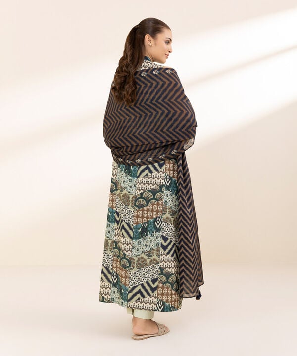 3 Piece - Printed Lawn Suit