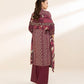3 Piece - Printed Zari Lawn Suit