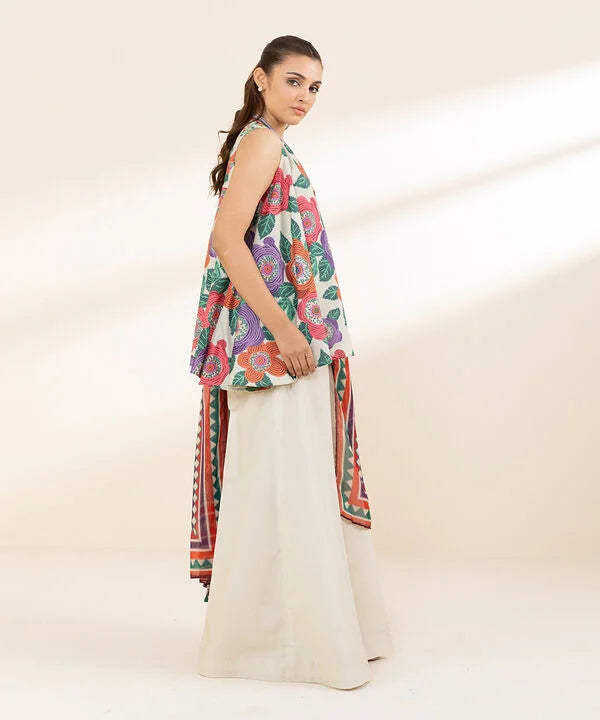 3 Piece - Printed Lawn Suit