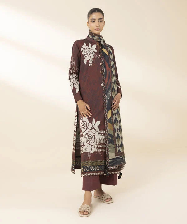 3 Piece - Printed Lawn Suit
