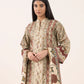 3 Piece - Printed Cotton Suit