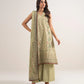 3 Piece - Printed Zari Lawn Suit