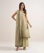 3 Piece - Printed Zari Lawn Suit