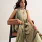 3 Piece - Printed Zari Lawn Suit