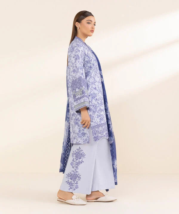 3 Piece - Embroidered Lawn Suit