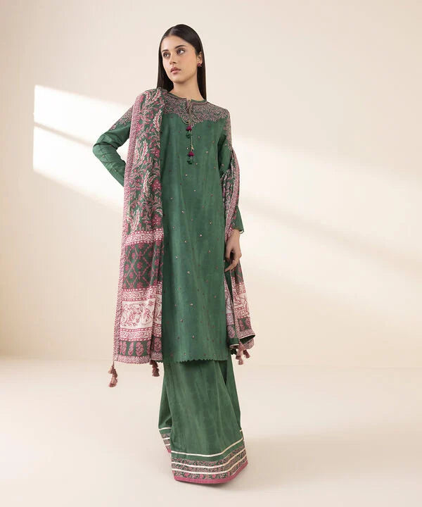 3 Piece - Embroidered Lawn Suit