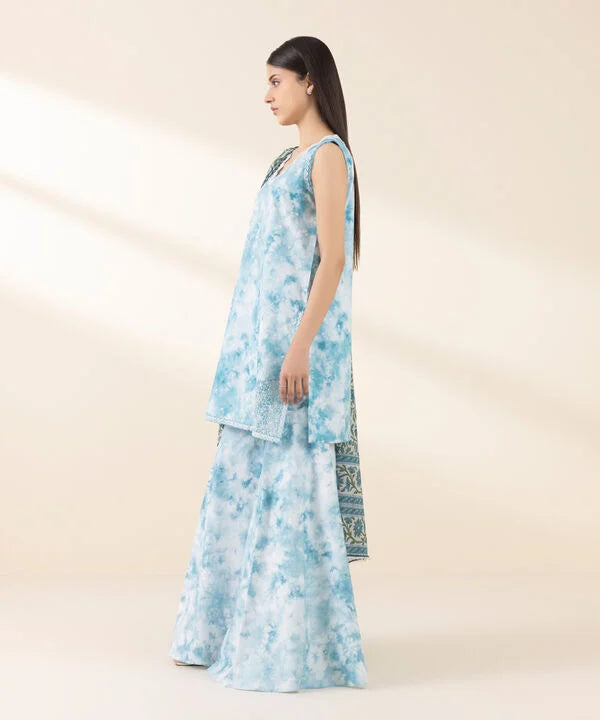 3 Piece - Embroidered Lawn Suit