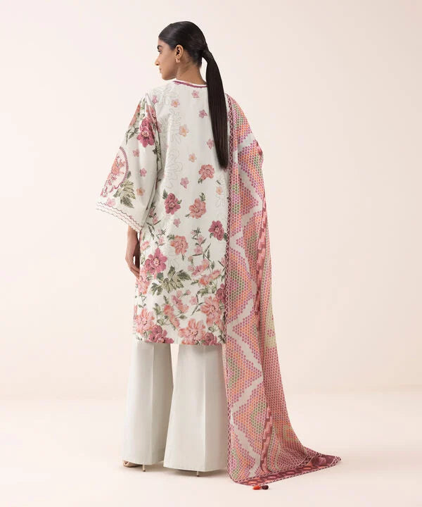 3 Piece - Embroidered Lawn Suit