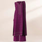 3 Piece - Embroidered Khaddar Suit