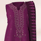 3 Piece - Embroidered Khaddar Suit