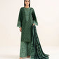 3 Piece - Embroidered Khaddar Suit