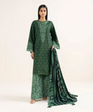 3 Piece - Embroidered Khaddar Suit
