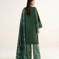 3 Piece - Embroidered Khaddar Suit