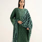 3 Piece - Embroidered Khaddar Suit