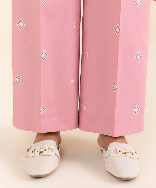 3 Piece - Embroidered Jacquard Suit