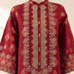 3 Piece - Embroidered Jacquard Suit