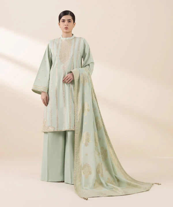 3 Piece - Embroidered Lawn Suit